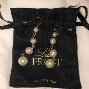 Lulu Frost faux pearl earrings